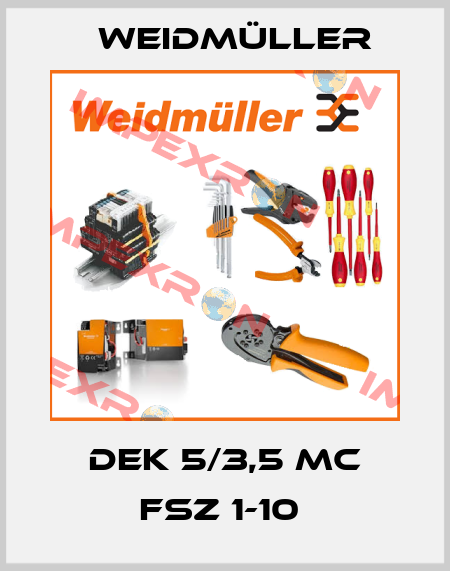 DEK 5/3,5 MC FSZ 1-10  Weidmüller