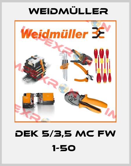 DEK 5/3,5 MC FW 1-50  Weidmüller