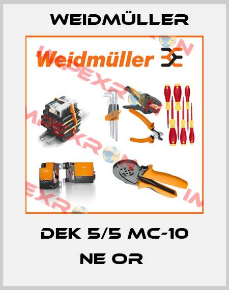 DEK 5/5 MC-10 NE OR  Weidmüller