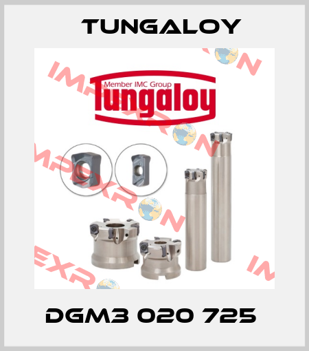 DGM3 020 725  Tungaloy