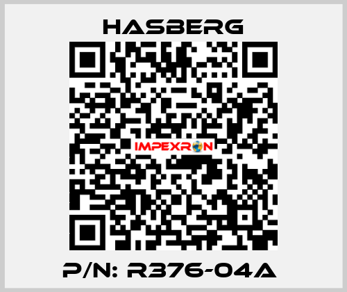P/N: R376-04A  Hasberg