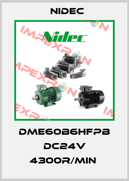 DME60B6HFPB DC24V 4300R/MIN  Nidec