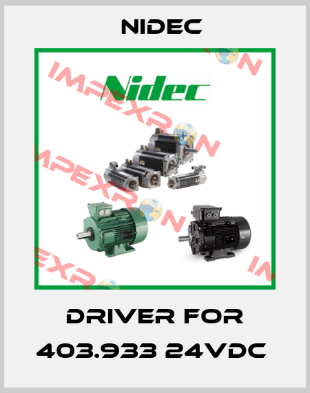 DRIVER FOR 403.933 24VDC  Nidec