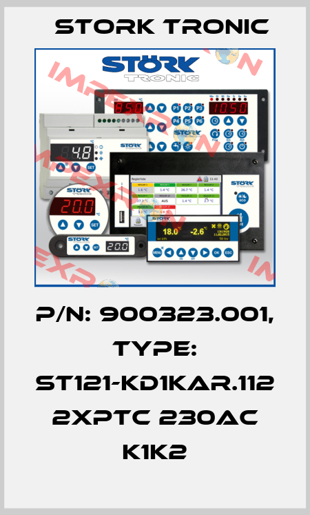 P/N: 900323.001, Type: ST121-KD1KAR.112 2xPTC 230AC K1K2 Stork tronic