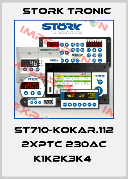 ST710-KOKAR.112 2xPTC 230AC K1K2K3K4  Stork tronic