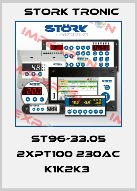 ST96-33.05 2xPT100 230AC K1K2K3  Stork tronic