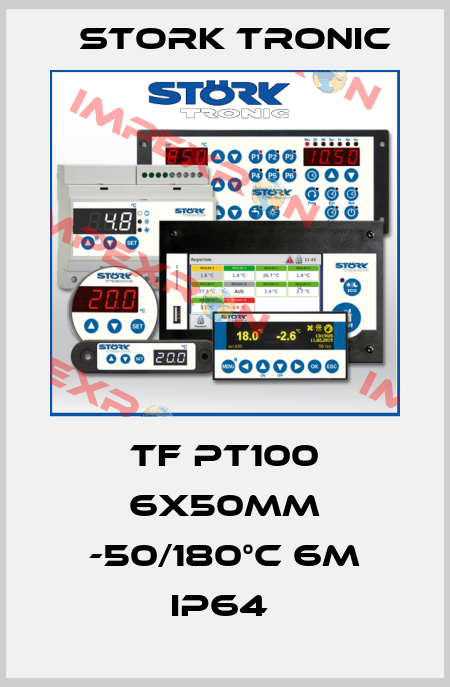 TF PT100 6x50mm -50/180°C 6m IP64  Stork tronic