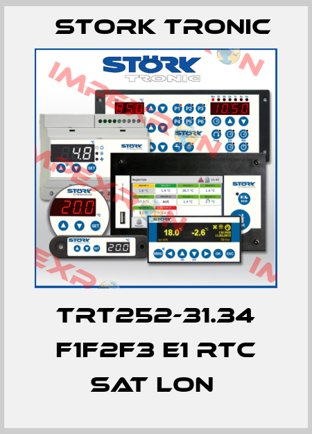 TRT252-31.34 F1F2F3 E1 RTC Sat LON  Stork tronic