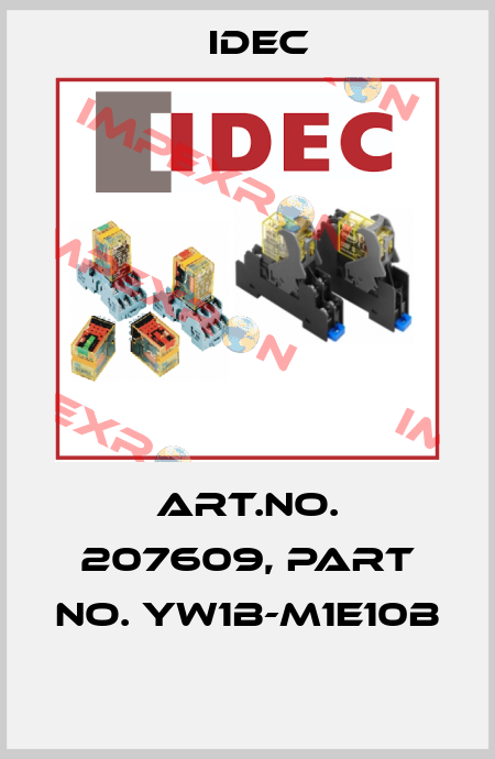 Art.No. 207609, Part No. YW1B-M1E10B  Idec