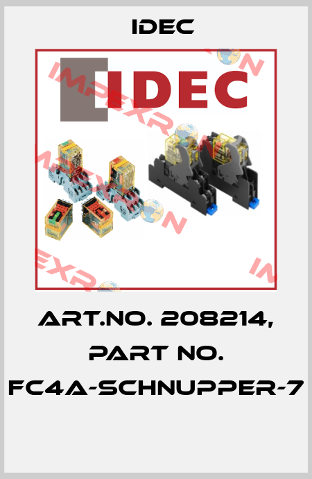 Art.No. 208214, Part No. FC4A-SCHNUPPER-7  Idec