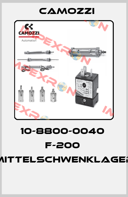 10-8800-0040  F-200  MITTELSCHWENKLAGER  Camozzi