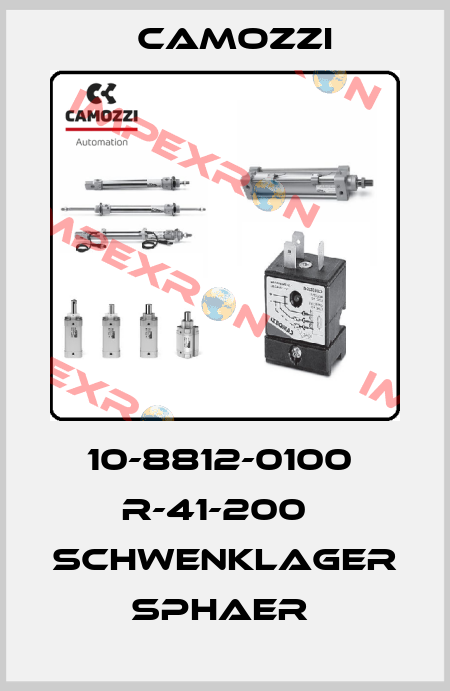 10-8812-0100  R-41-200   SCHWENKLAGER SPHAER  Camozzi