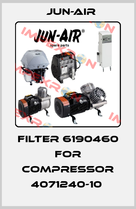 FILTER 6190460 FOR COMPRESSOR 4071240-10  Jun-Air