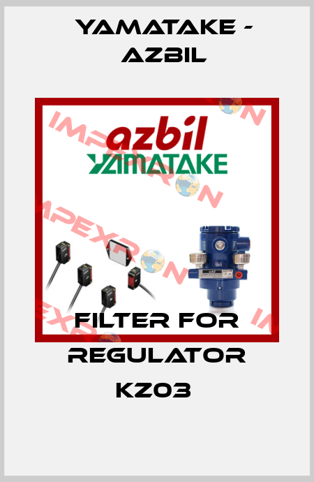 FILTER FOR REGULATOR KZ03  Yamatake - Azbil