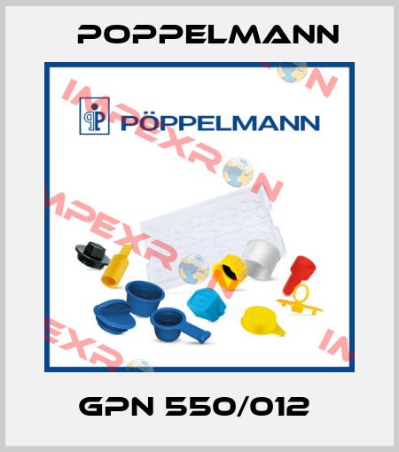 GPN 550/012  Poppelmann