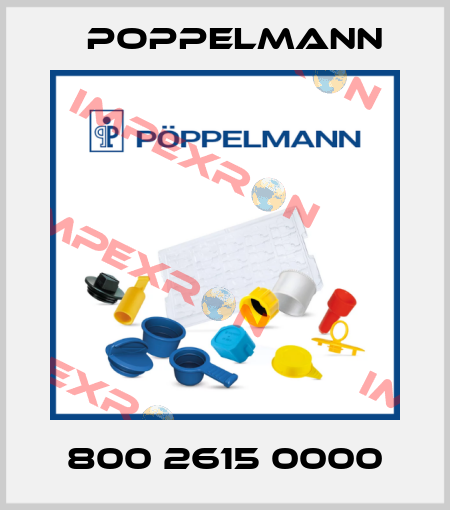 800 2615 0000 Poppelmann