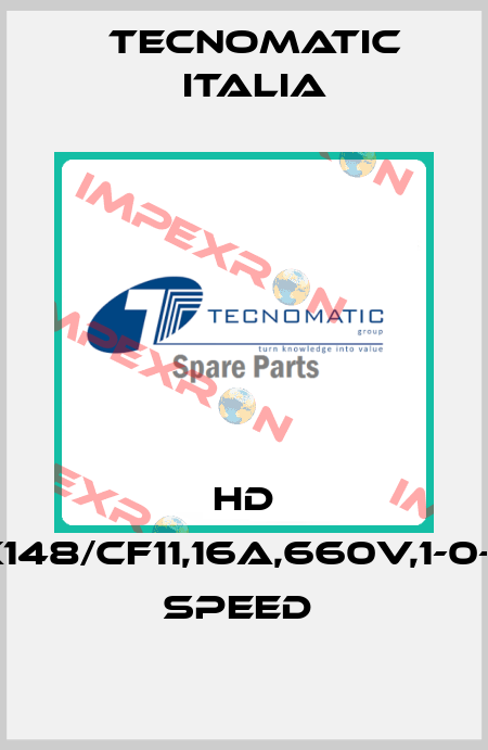 HD 16X148/CF11,16A,660V,1-0-2,2 SPEED  Tecnomatic Italia
