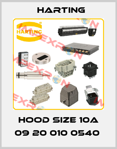 HOOD SIZE 10A 09 20 010 0540  Harting
