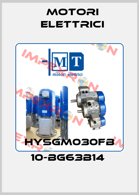 HYSGM030FB 10-BG63B14  Motori Elettrici