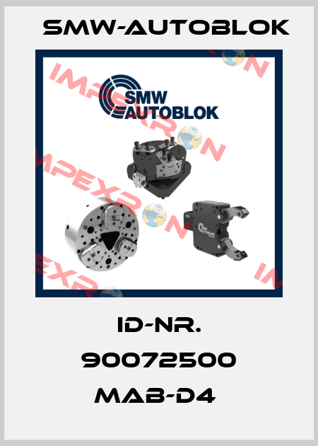ID-NR. 90072500 MAB-D4  Smw-Autoblok