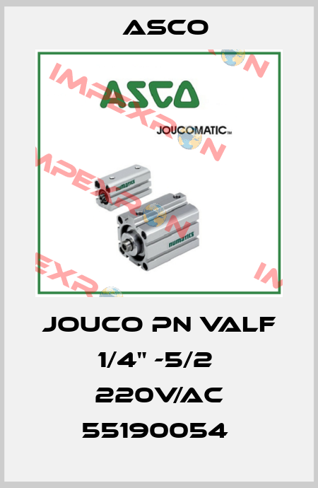 JOUCO PN VALF 1/4" -5/2  220V/AC 55190054  Asco