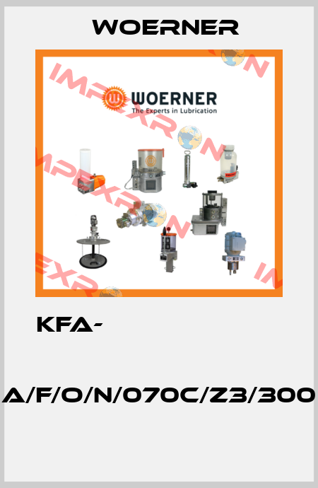 KFA-                             A/F/O/N/070C/Z3/300  Woerner