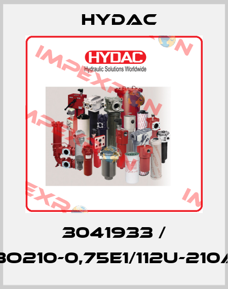 3041933 / SBO210-0,75E1/112U-210AK Hydac