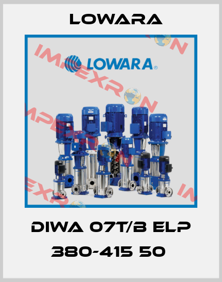 DIWA 07T/B ELP 380-415 50  Lowara