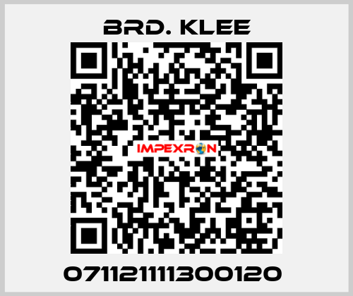 071121111300120  Brd. Klee