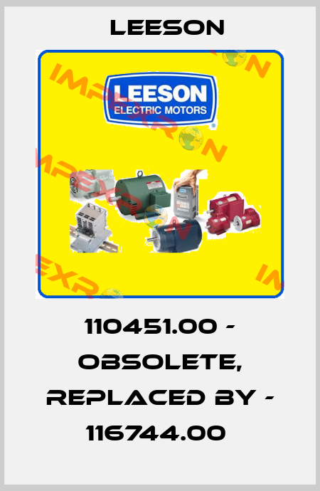 110451.00 - obsolete, replaced by - 116744.00  Leeson
