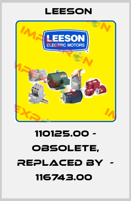 110125.00 - obsolete, replaced by  - 116743.00  Leeson