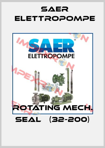 Rotating mech. seal   (32-200) Saer Elettropompe