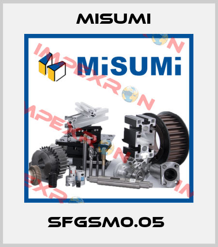 SFGSM0.05  Misumi