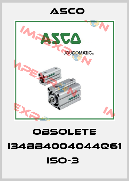 Obsolete I34BB4004044Q61  ISO-3  Asco
