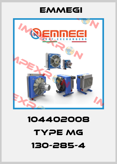104402008 Type MG 130-285-4 Emmegi