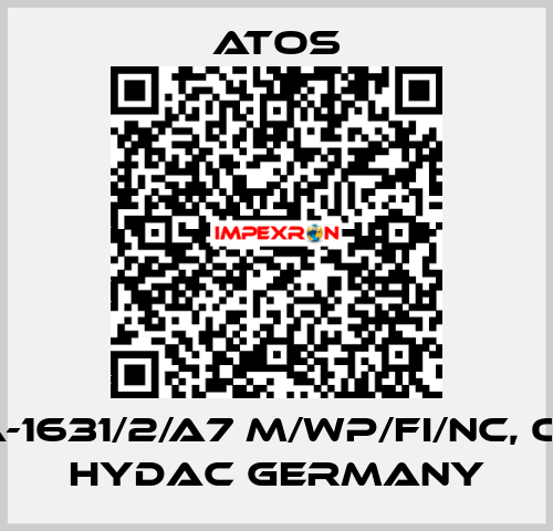 DKA-1631/2/A7 M/WP/FI/NC, OEM, Hydac Germany Atos