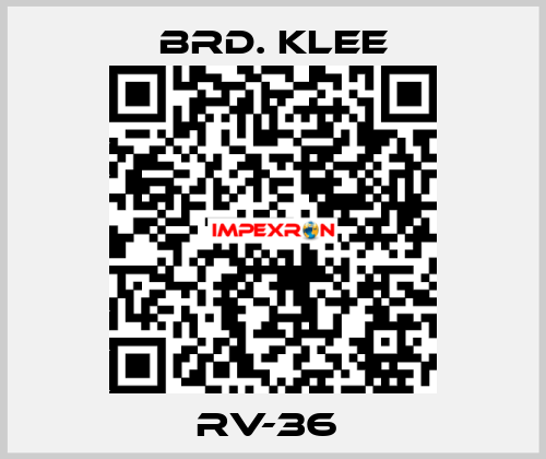 RV-36  Brd. Klee