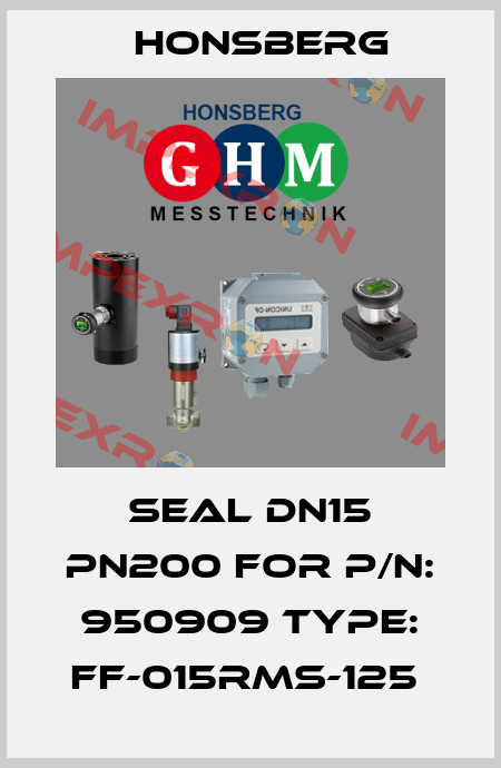 seal DN15 PN200 for P/N: 950909 Type: FF-015RMS-125  Honsberg