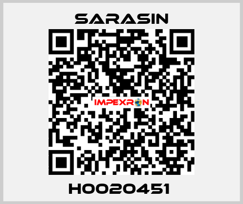H0020451  Sarasin