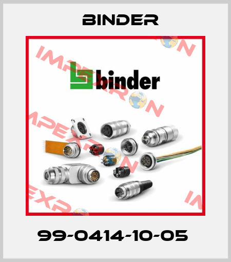 99-0414-10-05  Binder