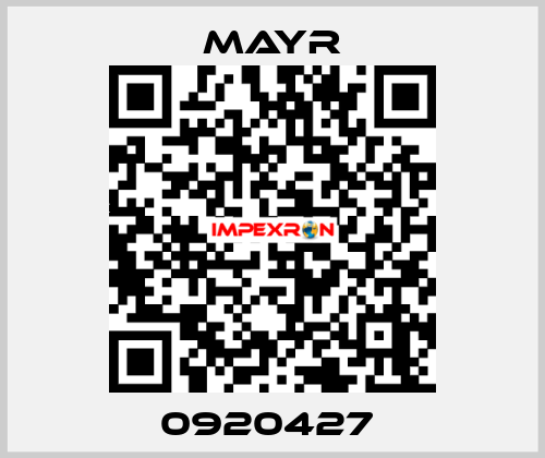 0920427  Mayr