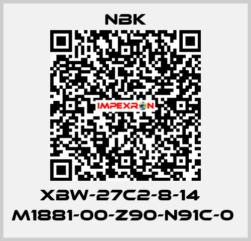XBW-27C2-8-14   M1881-00-Z90-N91C-0  NBK