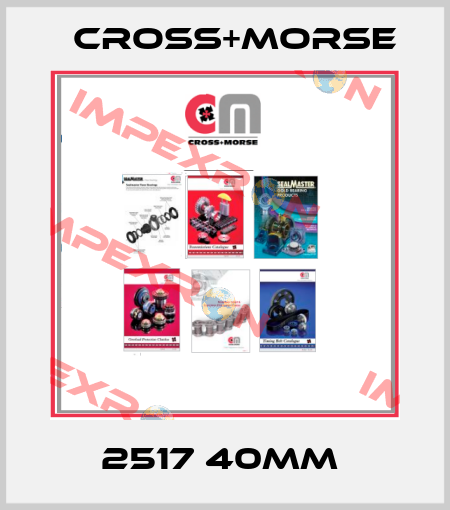 2517 40MM  Cross+Morse