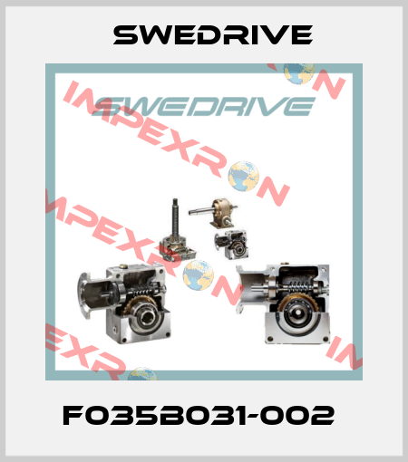 F035B031-002  Swedrive