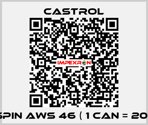 Hyspin AWS 46 ( 1 can = 20 lt)  Castrol