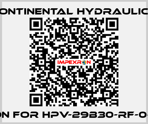 piston for HPV-29B30-RF-0-2R-B  Continental Hydraulics