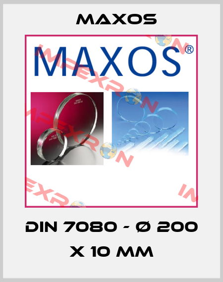DIN 7080 - Ø 200 x 10 mm Maxos