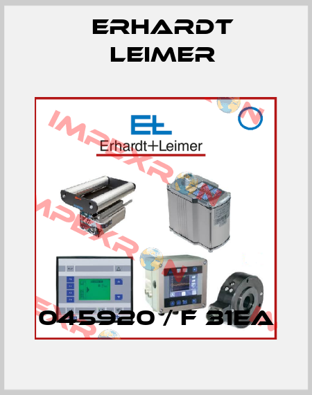 045920 / F 31EA Erhardt Leimer