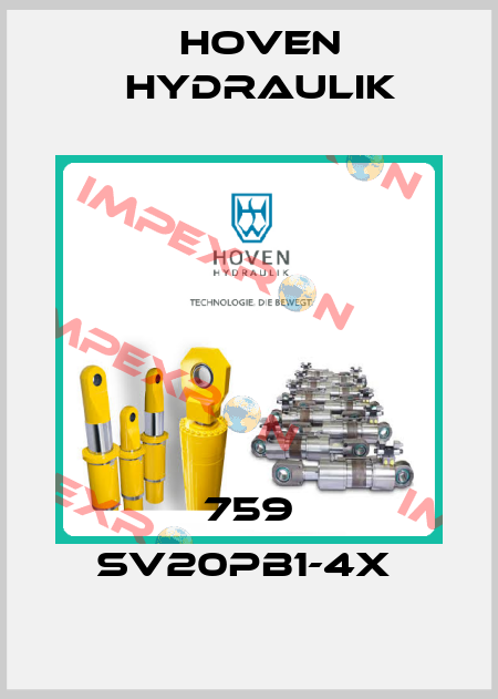759 SV20PB1-4X  Hoven Hydraulik