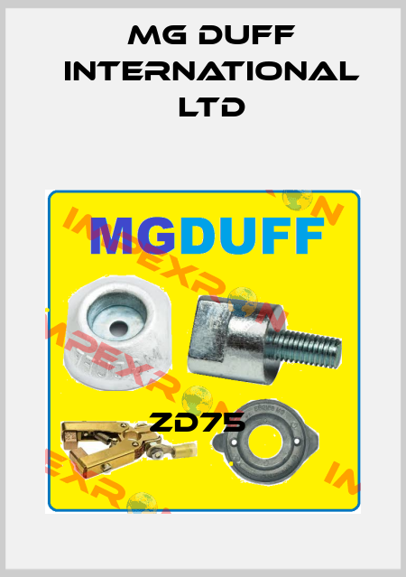 ZD75  MG DUFF INTERNATIONAL LTD